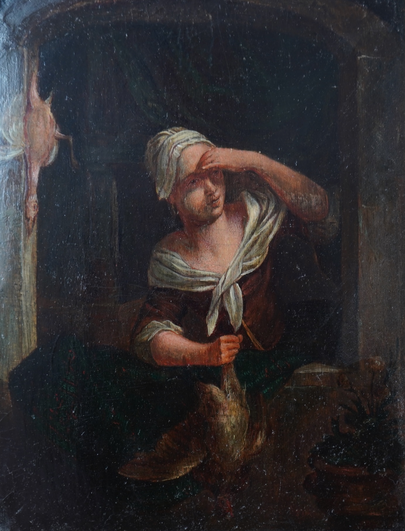 After Jacob Akkerdijk, Dutch 1815-1862, 'On the Lookout'